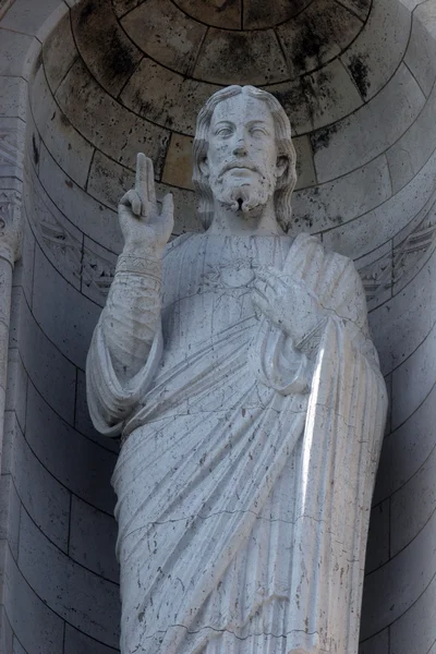 Kutsal yürek İsa, basilique Basilique du Sacré coeur, paris — Stok fotoğraf