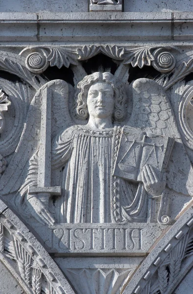 Justitie, basilique sacre coeur, paris — Stockfoto