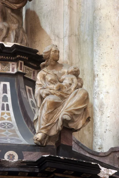 Bienheureuse Vierge Marie avec bébé Jésus — Photo