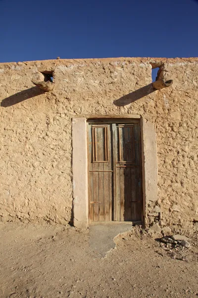 Dağ oasis chebika, Tunus kalıntıları — Stok fotoğraf