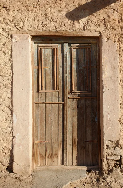 Zříceniny horské oázy chebika, Tunisko — Stock fotografie