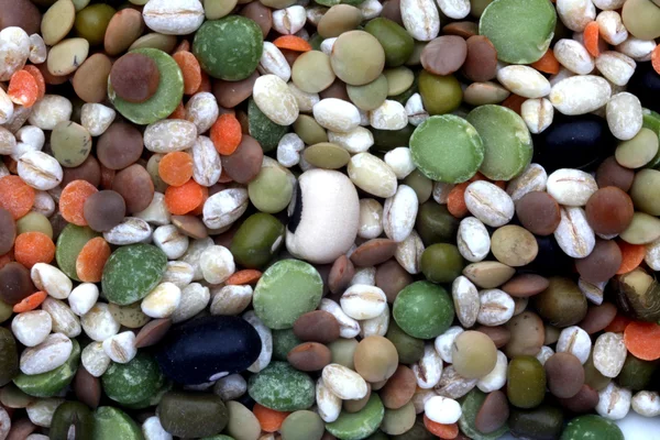 Mix of beans and lentils — Stock Photo, Image