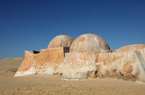 Byggnaden i öknen - Tunisien — Stockfoto