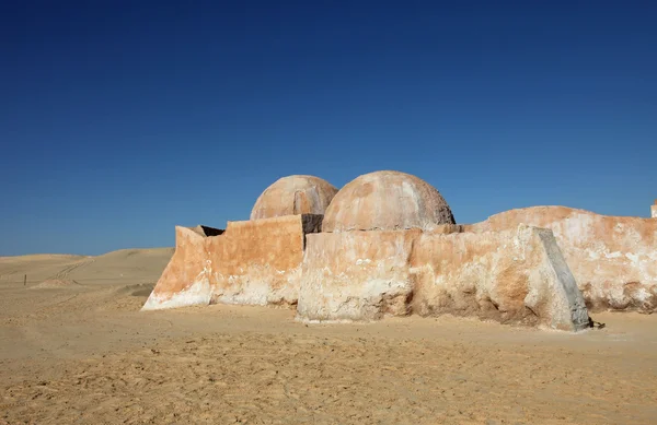 Byggnaden i öknen - Tunisien — Stockfoto