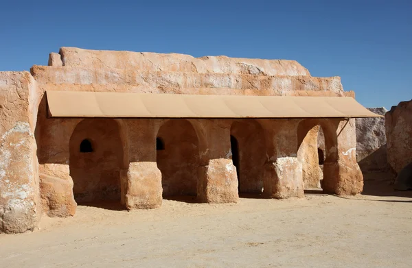 Edificio en el desierto - Túnez — Foto de Stock