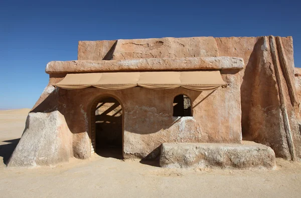 Byggnaden i öknen - Tunisien — Stockfoto