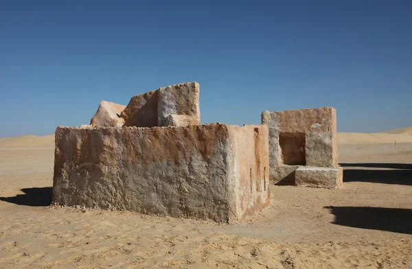 Bâtiment dans le désert - Tunisie — Photo