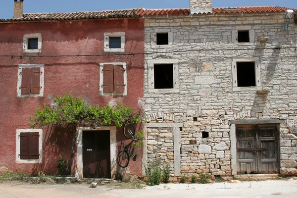 A typical little old village in the Istria, Croatia Stock Image