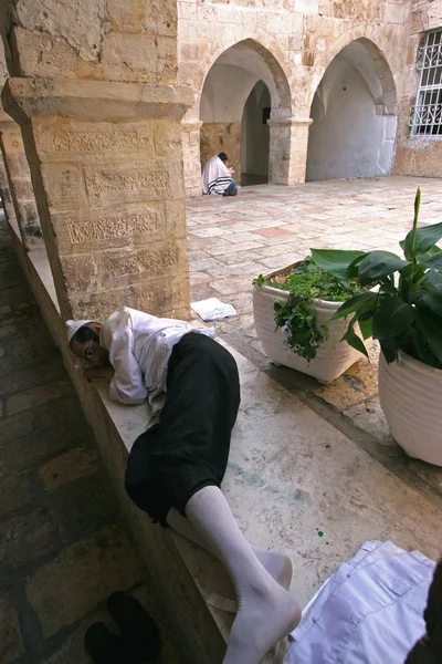 Patio en el Monte Sión, Jerusalén — Foto de Stock