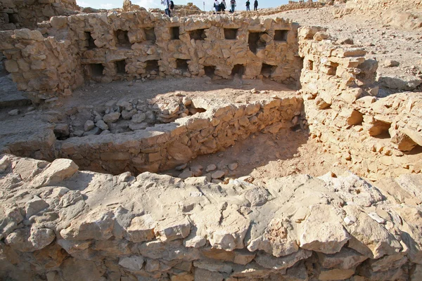 Крепость Масада в Израиле — стоковое фото