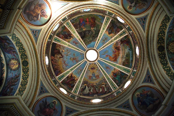 Dome ze kostel stella maris, hory karmel, haifa, Izrael — Stock fotografie