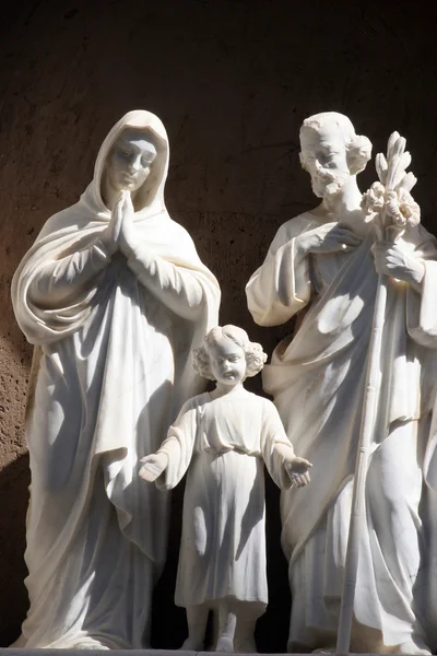 Heilige familie, Basiliek van de Annunciatie in nazareth — Stockfoto