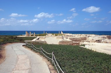Antik şehir caesarea İsrail'den