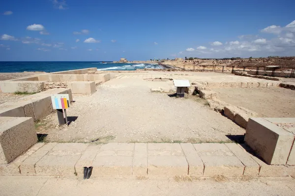 Antike Stadt caesarea von israel — Stockfoto