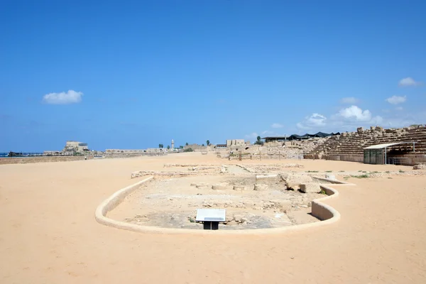 Hipódromo romano antigo em Cesareia, Israel — Fotografia de Stock