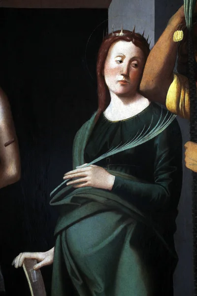 Heilige katherine von alexandria — Stockfoto