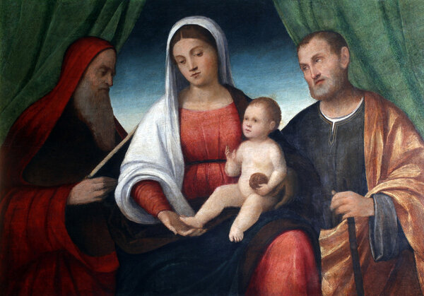 Holy Family with Saint Jerome