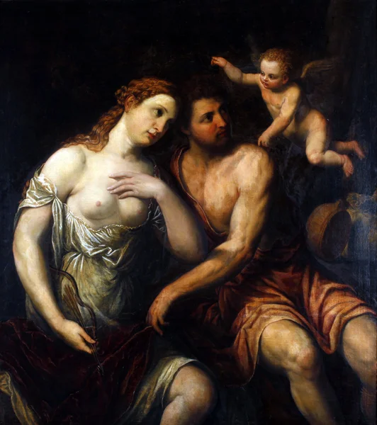 Venus and Adonis — Stock Photo, Image