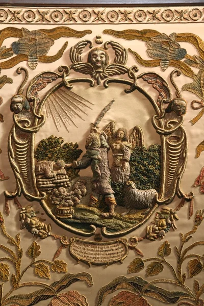 Detail of Tomb of God, exhibited on Holy Saturday — Stock Photo, Image