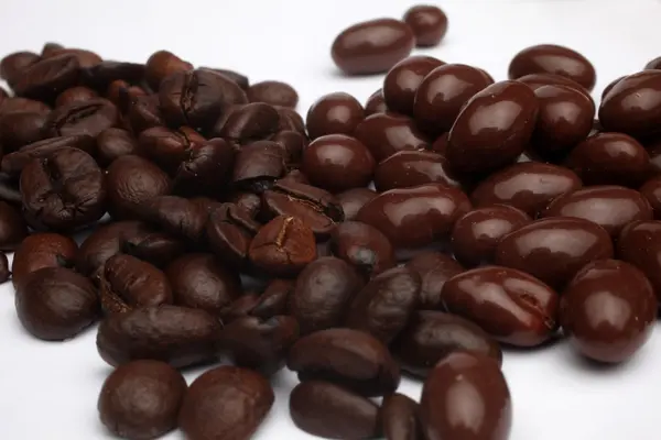 Chokolade og kaffe - Stock-foto