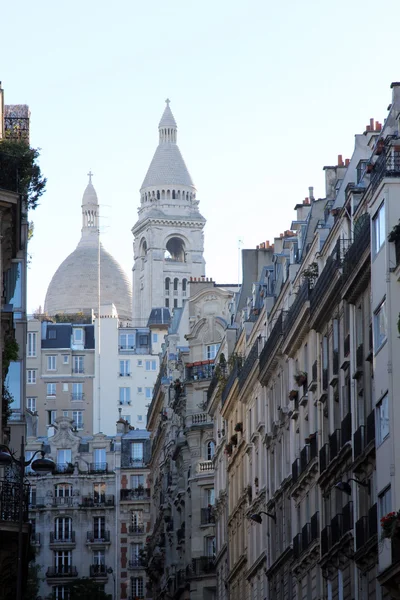 Bazylika sacre coeur, montmartre, Paryż, Francja — Zdjęcie stockowe