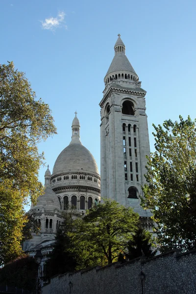 Basilique av sacre coeur, montmartre, paris, Frankrike — Stockfoto