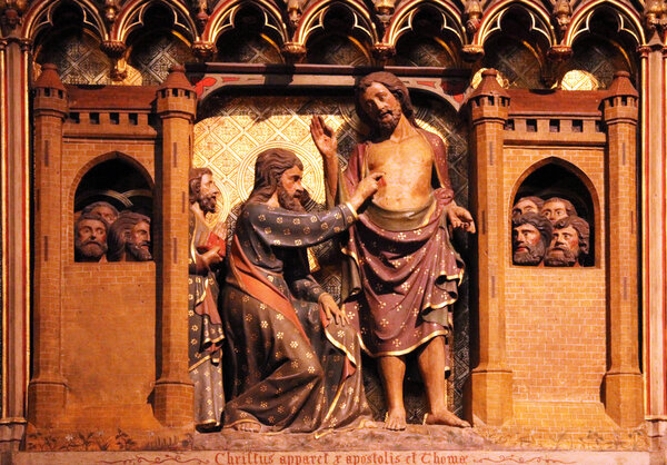 Scenes from the life of Jesus, Notre Dame cathedral, Paris