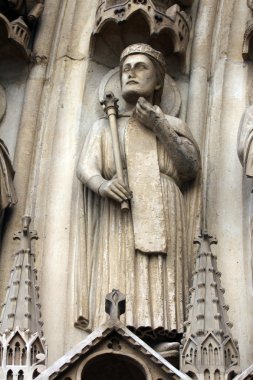 Paris, notre-dame Katedrali, Meryem ana portal