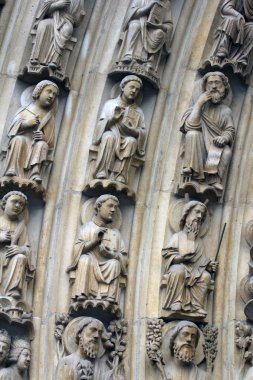 Paris, notre-dame Katedrali, Meryem ana portal
