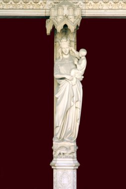 Meryem ve çocuk sainte chapelle, paris