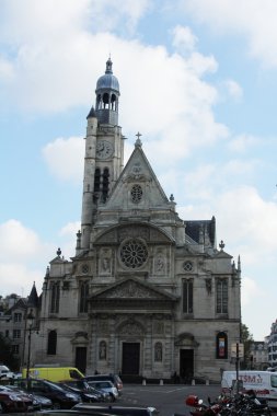 Kilise saint etienne du mont, paris, Fransa