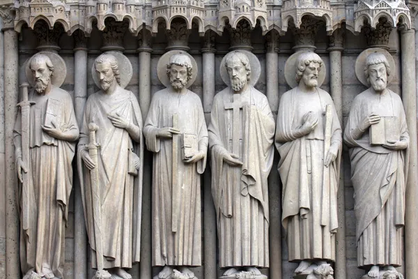 Paolo, Giacomo Magno, Tommaso, Filippo, Giuda e Matteo . — Foto Stock