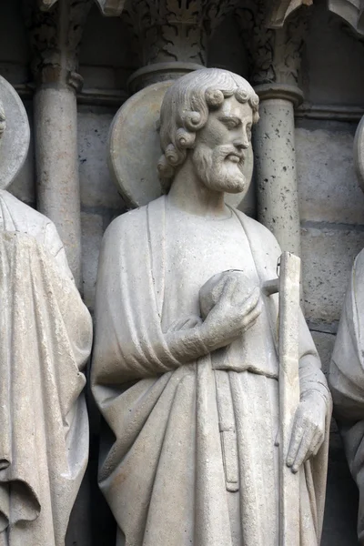 Saint Jude, Catedral de Notre Dame, Paris — Fotografia de Stock