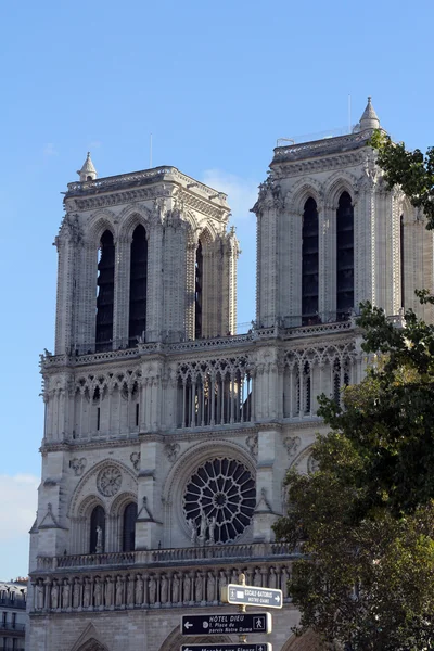 Notre Dame katedrális, Párizs — Stock Fotó