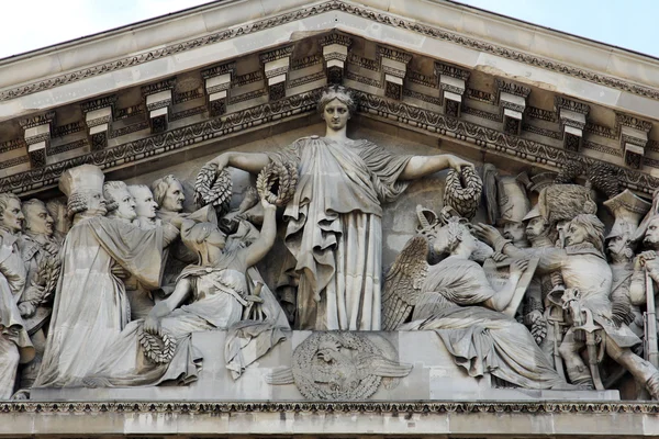 Paris - tympanon of Pantheon — Stock Photo, Image