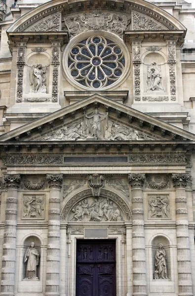 Portal da Igreja Saint Etienne du Mont, Paris — Fotografia de Stock