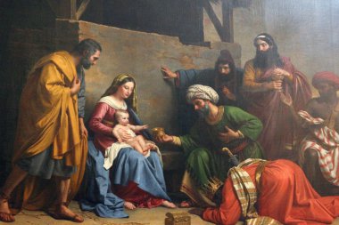 doğum sahnesi, magi hayranlığı