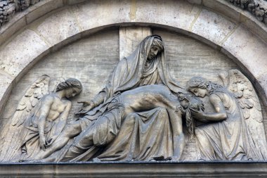 Pieta, St elizabeth Macaristan Kilisesi, paris