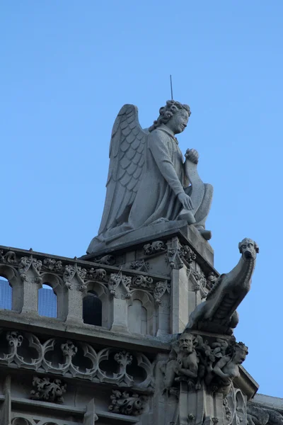 Engel, saint-jacques toren, paris, Frankrijk — Stockfoto