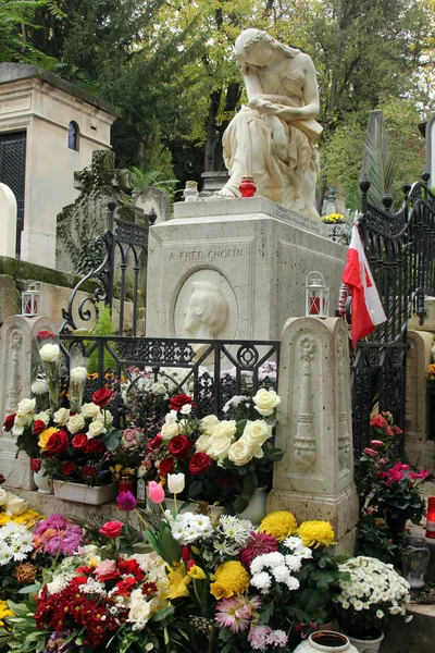 Graven av frederic chopin — Stockfoto