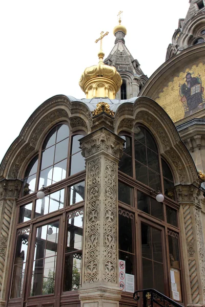 Собор Святого Александра Невского в Париже — стоковое фото