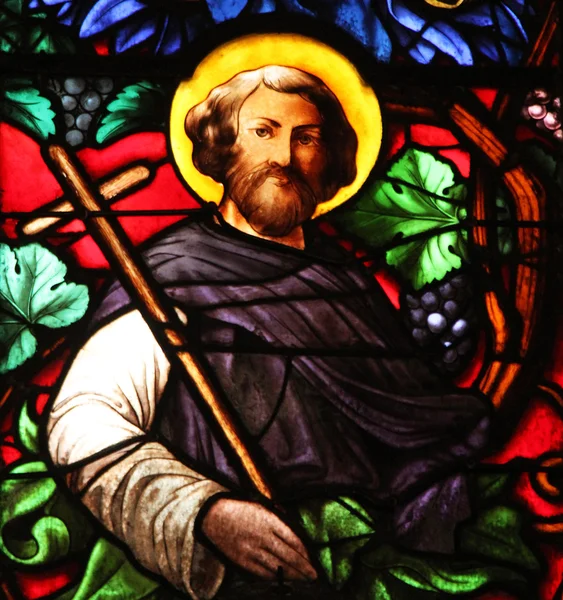 Apostle, stained glass — Stock Photo, Image