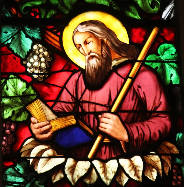 Apostel, målat glas — Stockfoto
