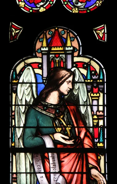 Angel, stained glass — Stock Photo, Image