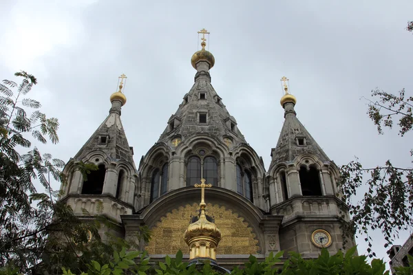 Собор Святого Александра Невского в Париже — стоковое фото