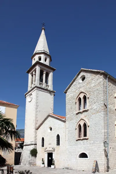 Church of the Saint John the Baptist, Budva, Montenegro — Stock Photo, Image