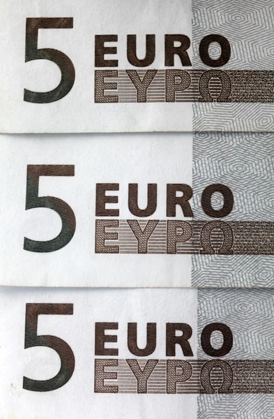 Billets de 5 euros — Photo
