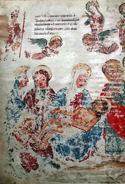 중세 미사 전 서 — 스톡 사진