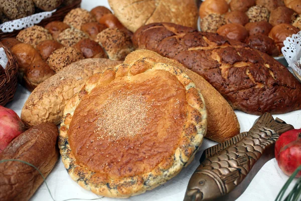 Lezzetli ev yapımı ekmek — Stok fotoğraf