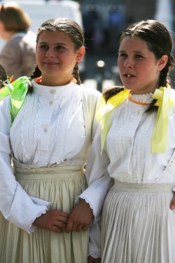 Hırvatistan milli kostüm veliko trgovisce gelen halk grupları sloga üyeleri